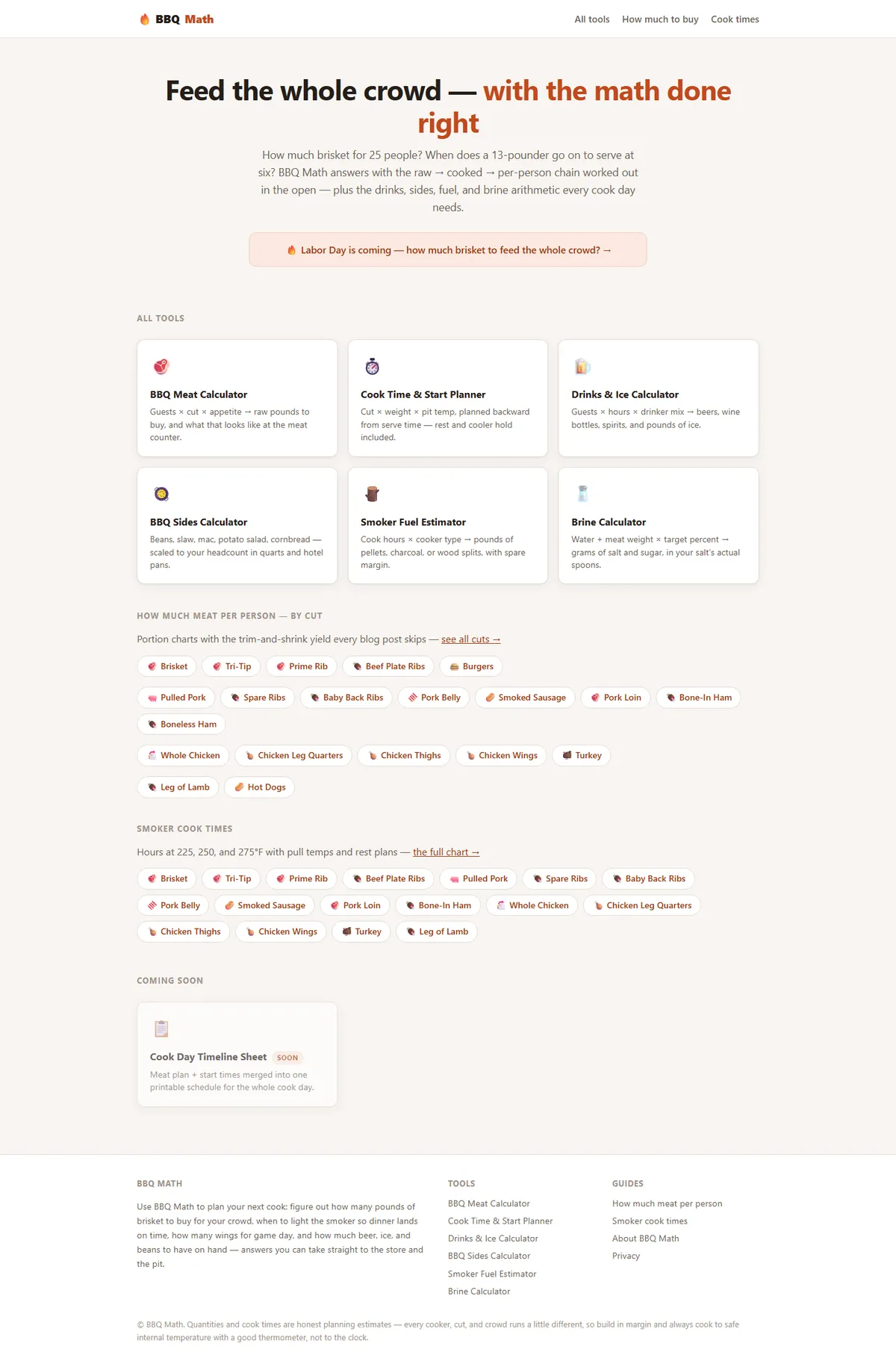 Full page of bbqmath.com