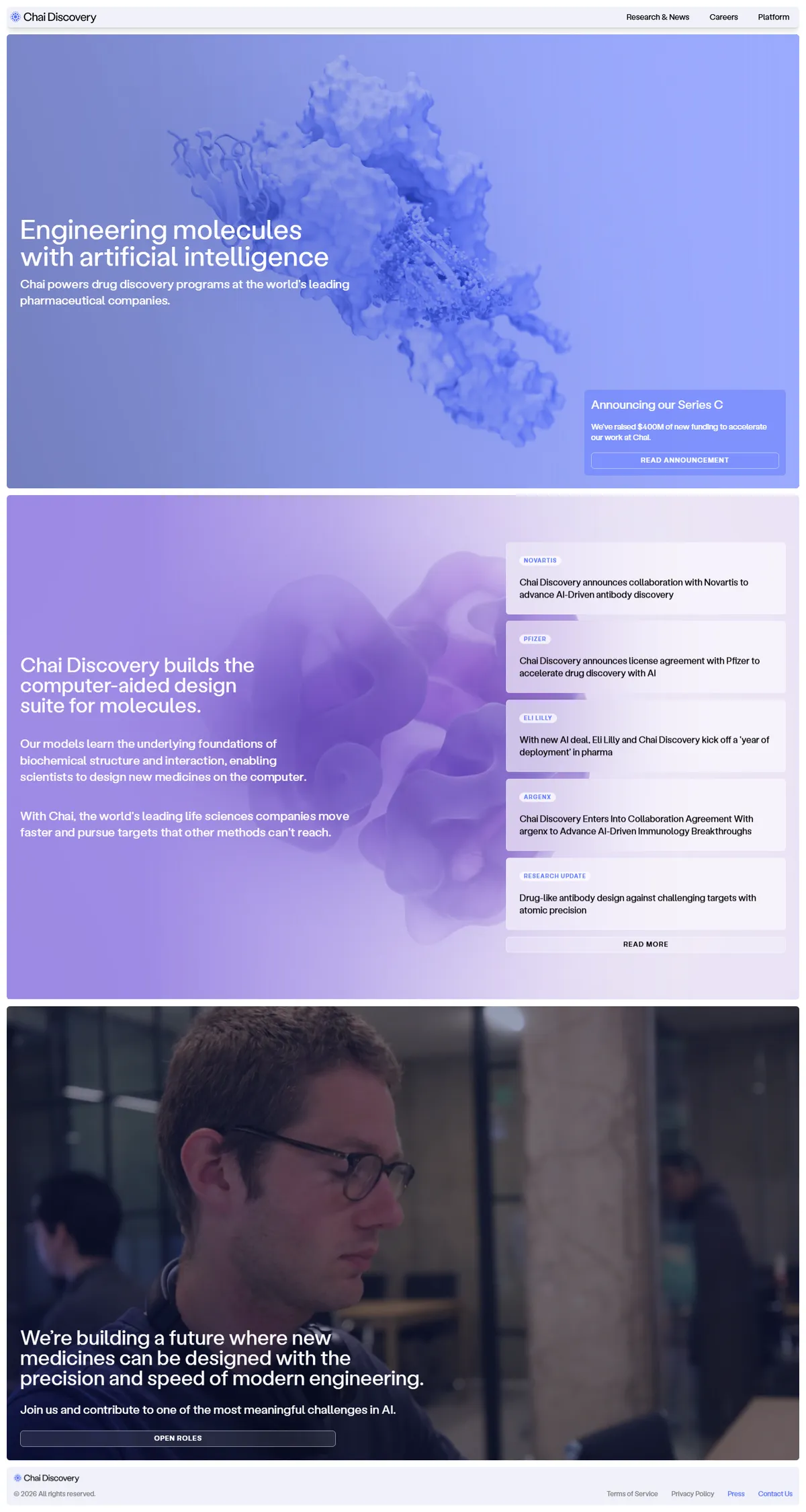 Full page of chaidiscovery.com
